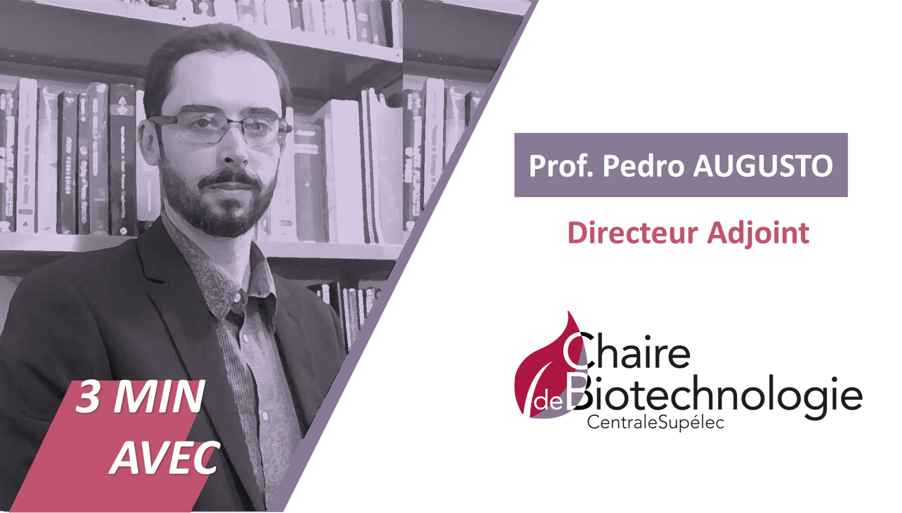 Prof. Pedro Augusto - Directeur Adjoint